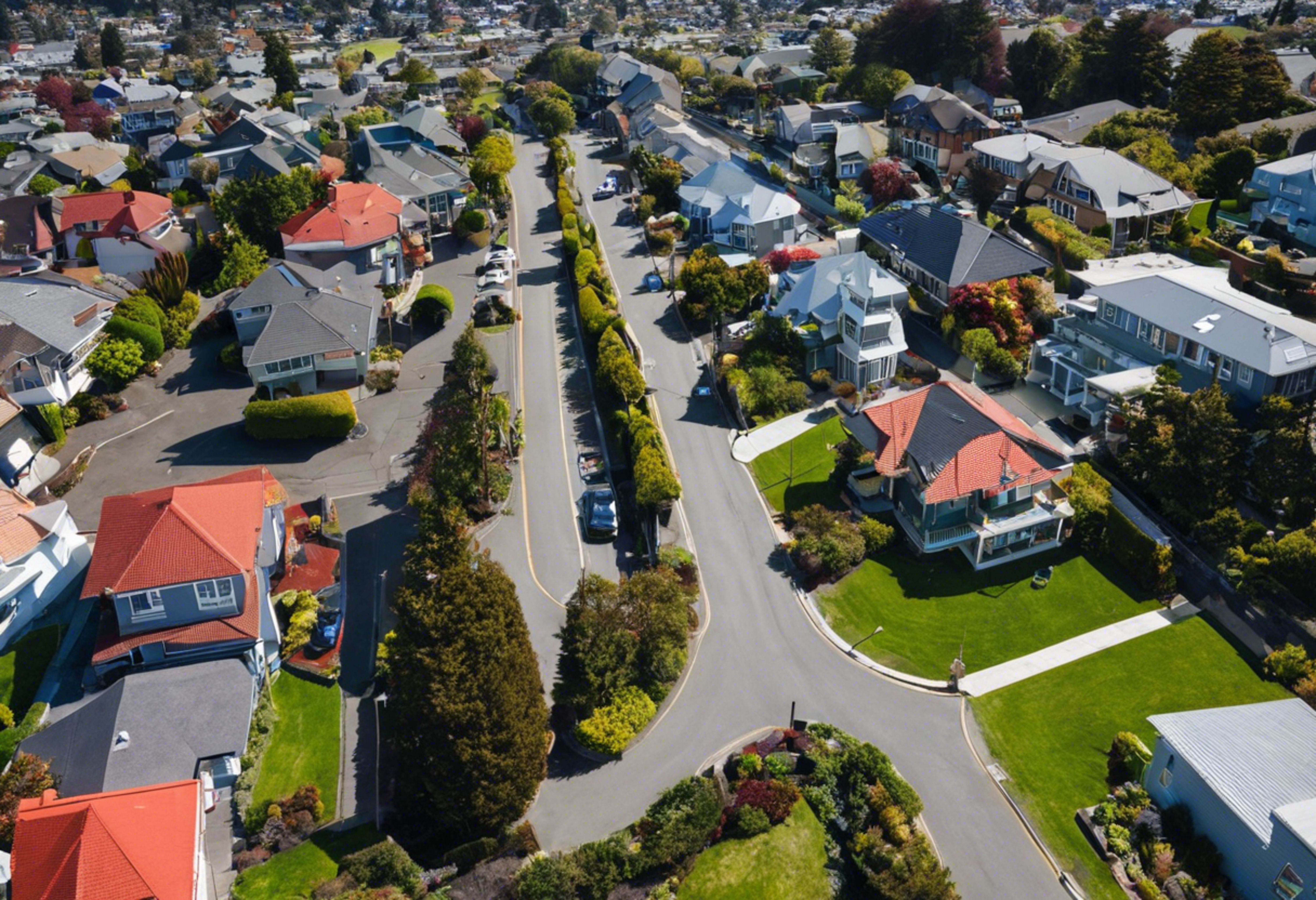 suburban-coastal-community-aerial-view